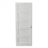 Hot Sale Five Grid Shaker Interior White Lacquer wooden door