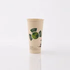 ECO friendly biodegradable bamboo pulp soup paper cup