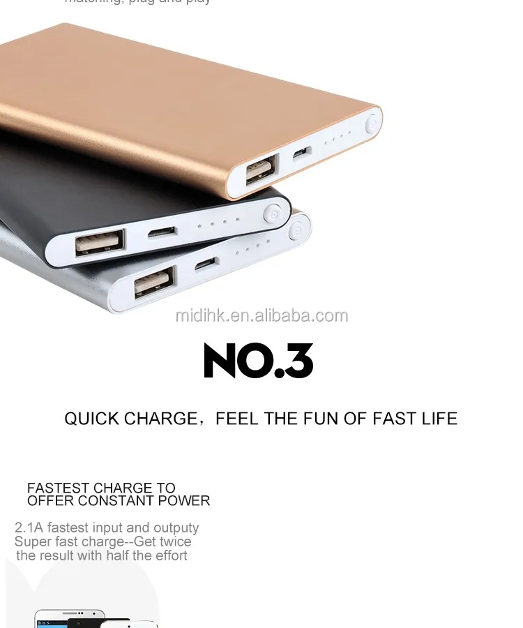 shenzhen mobile power bank customizable super slim powerbank - ANKUX.COM