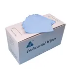 55% Woodpulp 45% Polyester Manual Wash Cloth for Small Offset,Bule,1/4 fold
