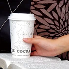 Paper Cups Paper Printed Paper Cups Manufacturer 8OZ Disposable Print 3D Paper Cups
