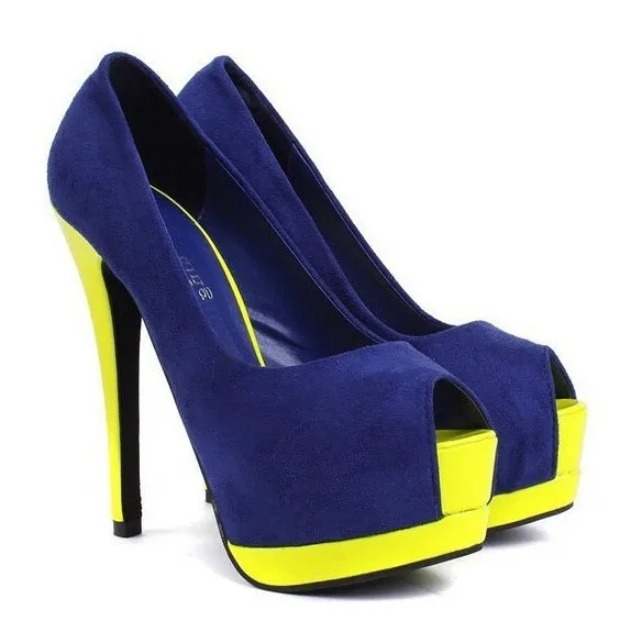 2015 Sexy Women Shoes Pumps High Heels Shoes Platform Rointed Toe Heels Woman Pumps Wedding Decoration Bridal Shoes Suede Heels