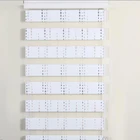 China supplier Blackout chain printed pvc vertical clear roller blinds
