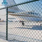 pvc coated metal chain link fence and steel garden fence design