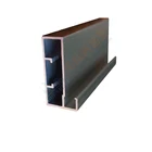 Aluminum extrusion profile for window doors and roller shutters