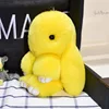 yellow color 20cm real fur rabbit bag charm many colors cute real rex rabbit fur rabbit