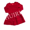 used clothing warehouse from China red color silk dress