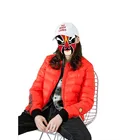 men nylon custom logo varsity baseball letterman bomber jacket