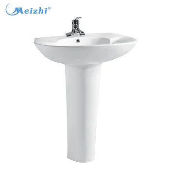 Bathroom Ceramic Pedestal Stand Alone Sink - Buy Stand Alone Sink,Sink ...