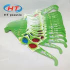 HT3D021 hot sales red blue cyan anaglyph 3d glasses