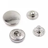 Ring Metal customised buttons four Parts 9mm 12 mm 20mm leather Snap Button set flat metal button snaps for leather garment