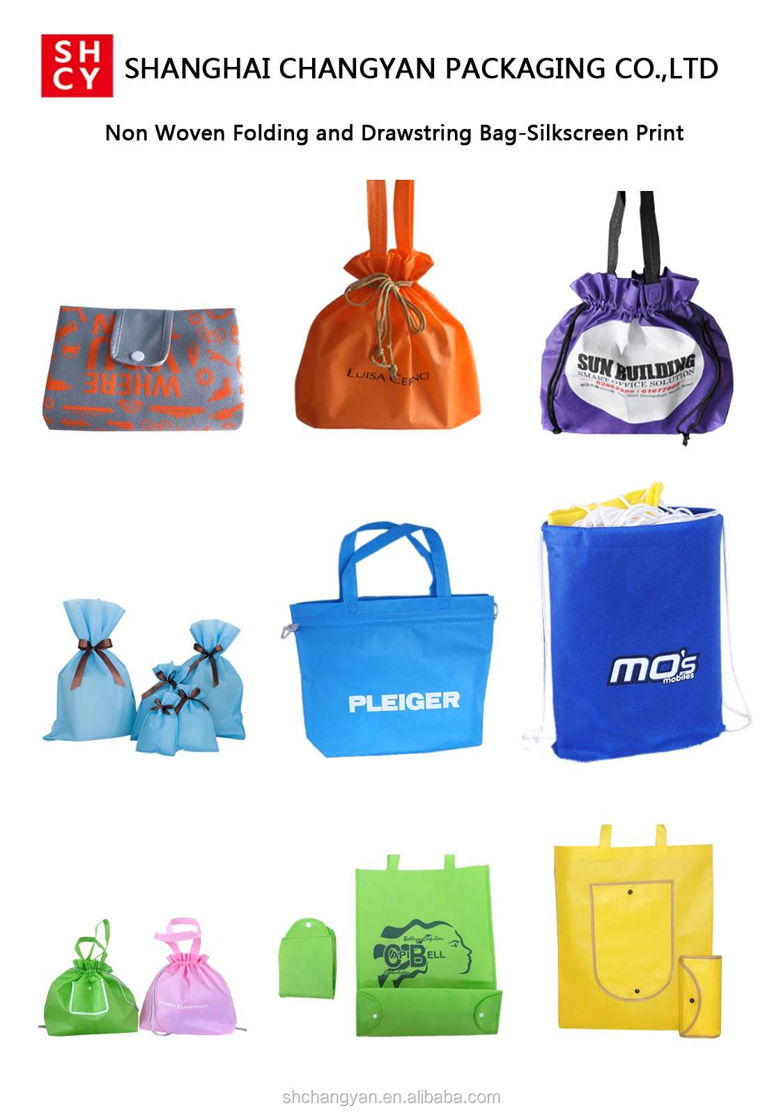 non woven folding and bag