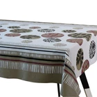 Modern design hotel linen silk light peach table cloth toppers wholesale