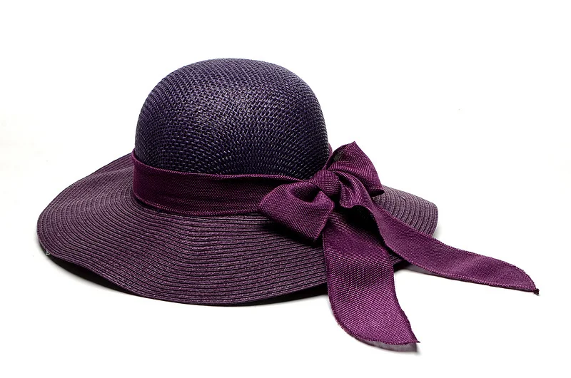 purple summer hats