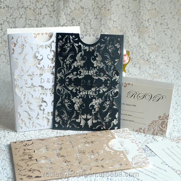 hot sale laser cut wedding invitation,bengali wedding invitation