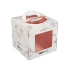 Custom Logo printed shopping paper box for food and loaf cake boxes