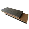 Third generation wpc decking, UV resistant reversible color co-extrusion decking, double color capped composite decking