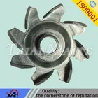 High abrasion alloy steel impeller,resin sand casting,OEM service.water pump spare parts