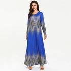 abaya wholesale arabic abaya designs elastic knitted gold stamping print long sleeve long ladies muslim dress kaftan