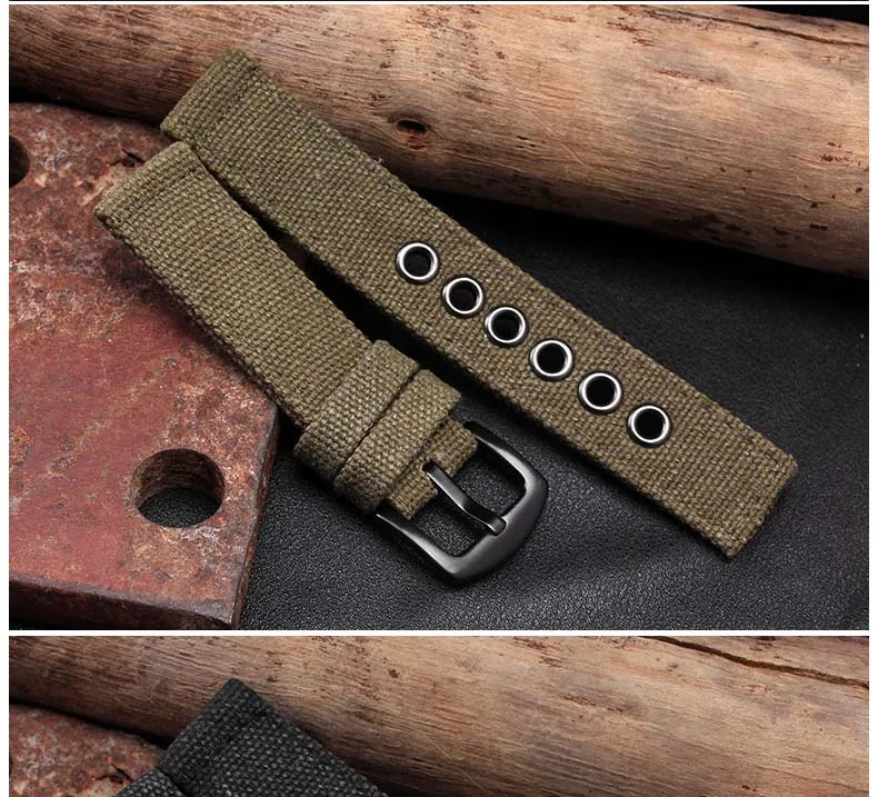 nylon canvas watch strap