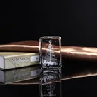 Crystal 3D laser inside carving gifts birthday cake gift crystal square rose girlfriend valentine's day gift.
