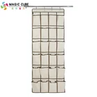 Canvas 24 pockets over the door hanging fabric shoe organizer Storage Bag