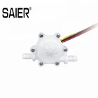 Water Coffee Machine Sensor POM Material FDA 6mm Food Grade White Water Flow Sensor Switch for Coffee Machine / Dispenser