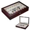 High Quality Wholesale 24 Slots Wooden Watch Display Box