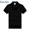 2018 Spring/Summer short-sleeved polo tshirt, work suit pure color shirt,PIQUE CVC printing T-shirt