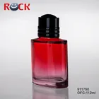 Good supplier red rain drop shaped antique perfume bottles with atomizer