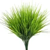 Artificial Plants Faux Plastic Wheat Grass Fake Leaves Shrubs Simulation Greenery Bushes Indoor Outside Home Garden Decor