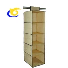 CHEAP HANGING CLOSET STORAGE ORGANIZER FOR CLOTHES