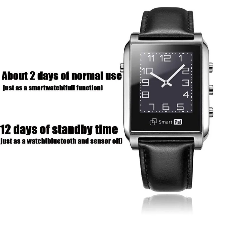 Stainless Bluetooth Smart Watch Smartwatch SmartPal G1 Waterproof Sync Phone Monitor Tracker for IOS Android