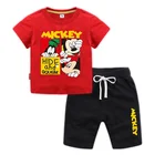 Children cotton Summer Boys Short Sleeve Suit Children's Cotton Clothes 2~5 Years Old