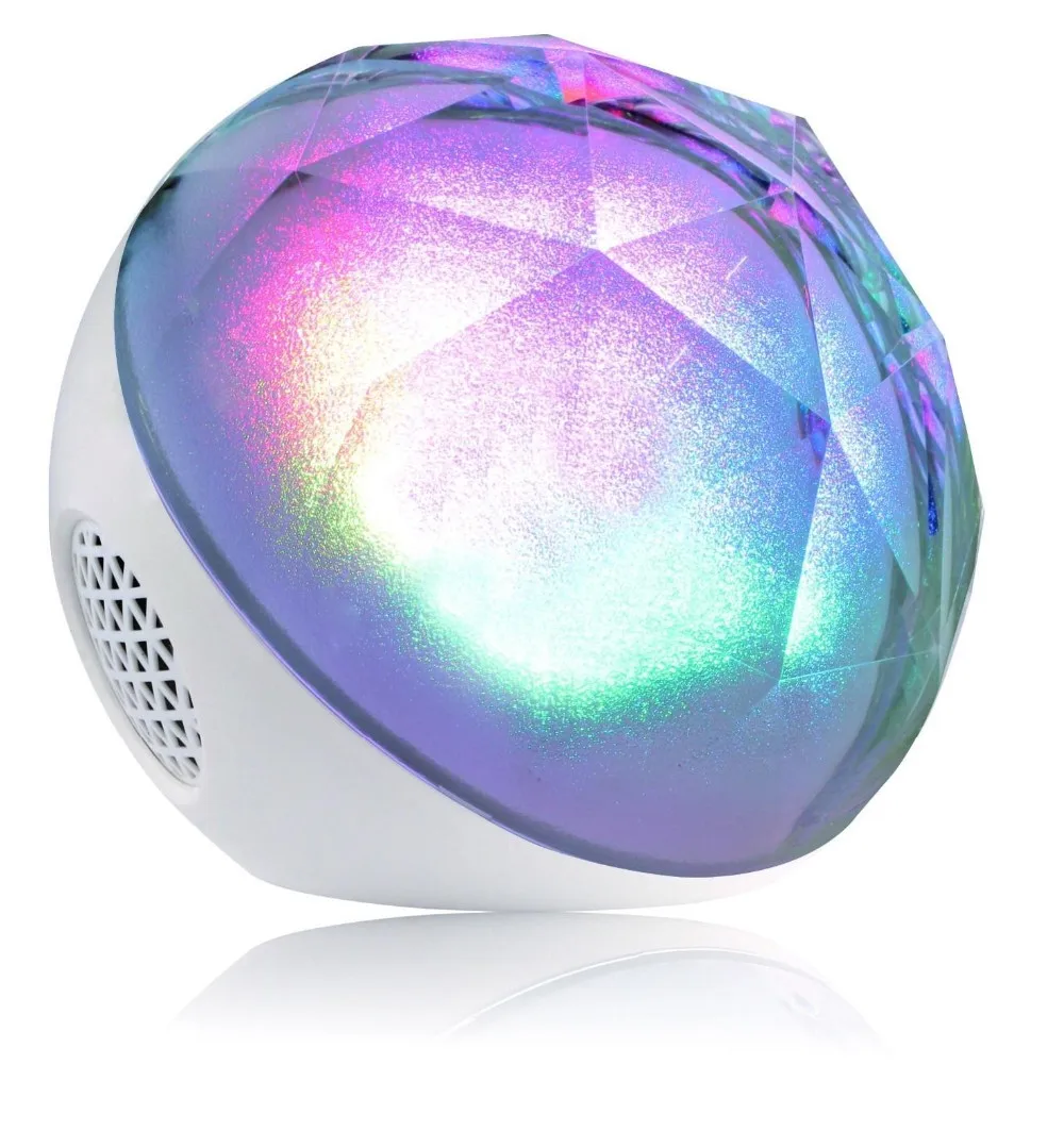 Mini Portable LED Light Remote Control Magic changing Colorful Ball Speakers Support TF Card for Outdoor Activities DJ - ANKUX.COM