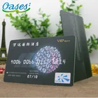 Oem plastic embossed card with name or serial numbers