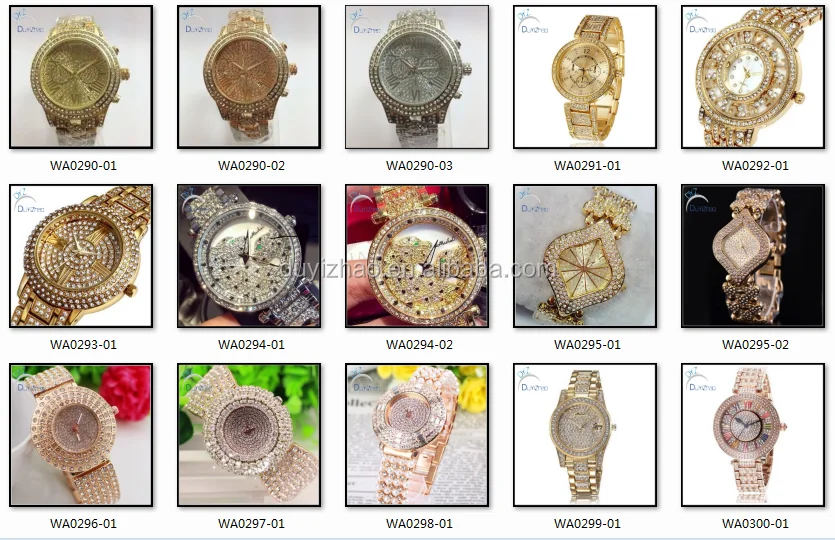 wholesale mens latest hip hop bling bling diamond watches