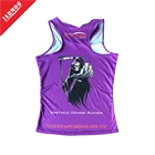 Polyester Gym Vest Custom Gym Sublimation Tank Top With Custom Printing