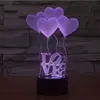 funny cartoon designer 3D table desk lamp for kids children gifts