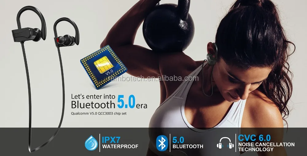 Fashion bluetooth hands free 5.0 earbuds with mic RU13 best bulk buy headphones OEM wireless noise cancellation earpiece - ANKUX.COM