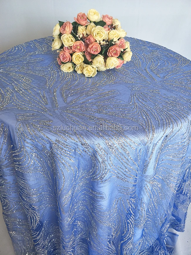 popular fancy table overlay embossed table cloths