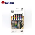 24 Pieces oil color paint set with artist brush paint palette