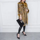 High Quality Raccoon Fur Collar Fashion Coats Models