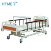 China suppliers Deluxe Manual Double Crank medical Hospital Bed, carebed