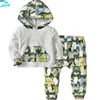 SE349 Kids Fall Clothing Wholesale Children Clothes Long Sleeve Hoodie Pants Sets
