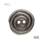 2-Holes Button Custom Metal Jacket Buttons :120404MT