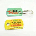 2D Cheap Custom Metal Keychain with Carabiner