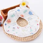 Sandro Wholesale Muslin Custom Cotton Bandana Drool Baby Bib