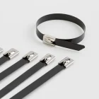 Professional Stainless Steel Cable Ties Manufacturer Produce Self-Locking Type PVC Coated Stainless Steel Cable Ties