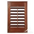 Wooden Slats Hinge OpenPlantation Shutter